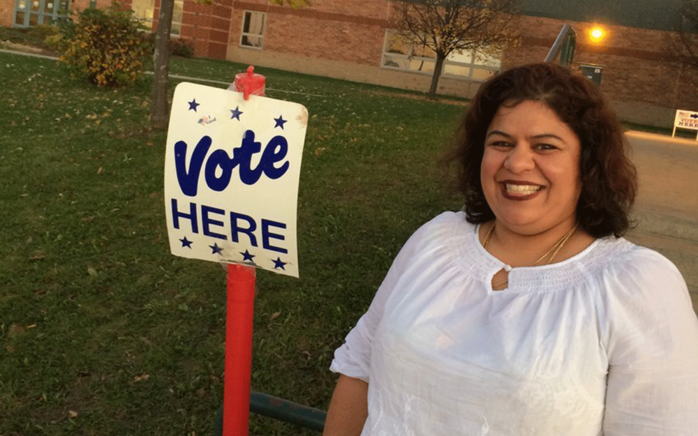 Image: Madison voter