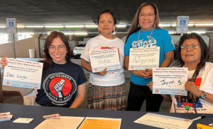 Phoenix Indian Center voter registration event