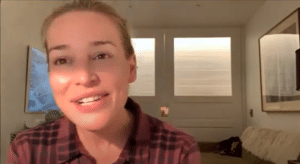 Piper Perabo at our virtual textbank