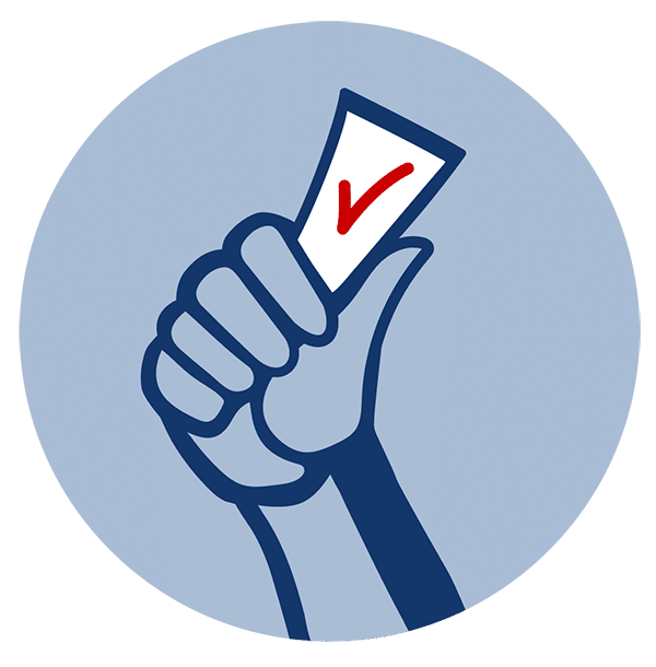 VoteRiders Brandmark –  Blue