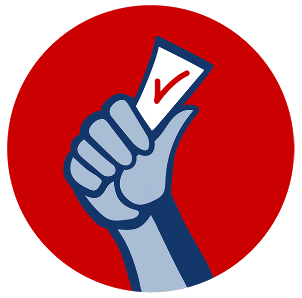 VoteRiders Brandmark – Red