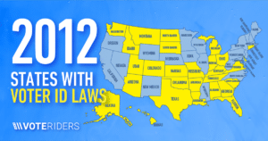 2012 states with voter ID laws 